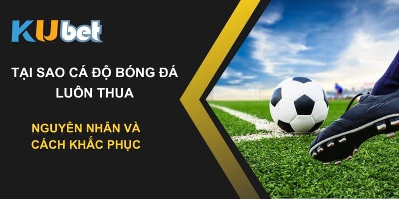 Tại sao cá độ bóng đá luôn thua? Nguyên nhân và cách khắc phục